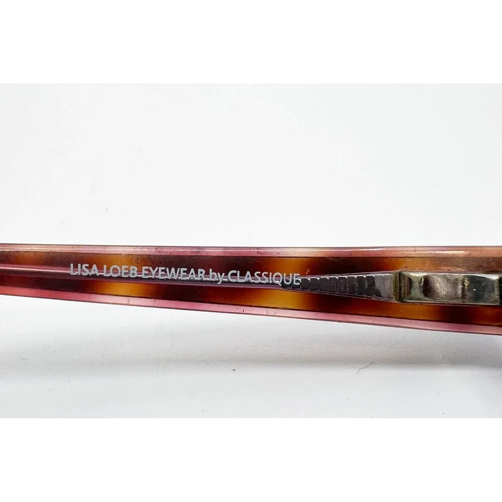 Lisa Loeb Eyewear Eyeglasses Women Tortoise Violet Clever 161 50-16-135